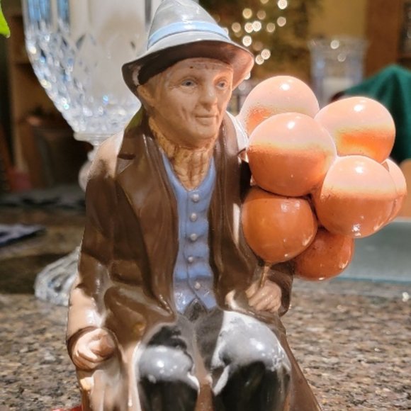 Vintage Porcelain Balloon Man